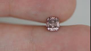 LG055 Cushion Cut 0.55 Carat Fancy Deep Pink  VVS2 Lab Grown Diamond