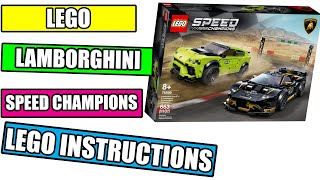 LEGO Lamborghini Urus ST X & Lamborghini Hura - SPEED CHAMPIONS 2020 - LEGO SET 76899