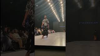 #bbnaija star Anita Ukah walks for Y’wandelag at lagos fashion week #lfw  #lagosfashionweek #fashion