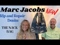 Unboxing MARC JACOBS The Sack Bag Rip and Repair Denim Collection