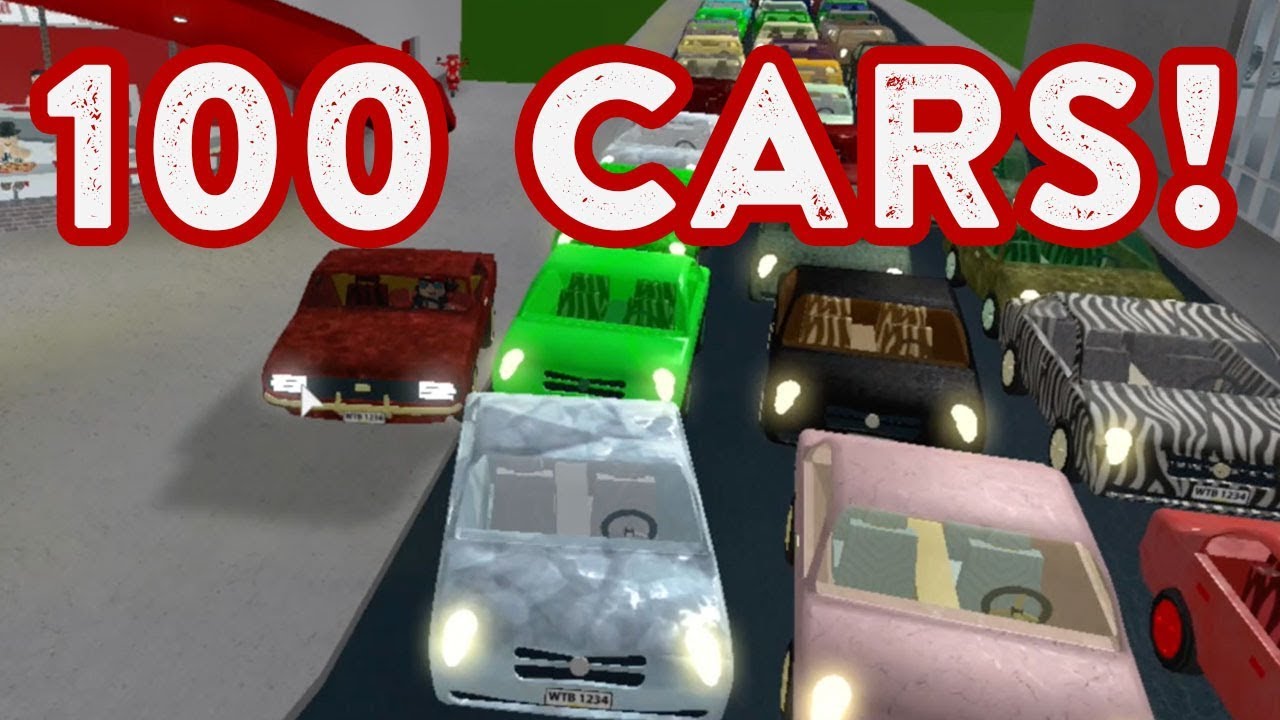 ROBLOX | Welcome To Bloxburg: 100 CARS!!! (people Got Mad) - YouTube