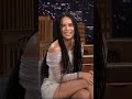 zoë kravitz’s sizzling moment on jimmy fallon 😏🔥 watch her steal the show