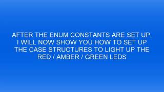 TRAFFIC LIGHT PROGRAMMING WITH LABVIEW