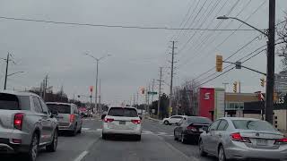 4K Brampton Dixie Road North Car Ride | Brampton Canada