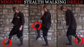 Ninja Stealth Walking Training Drills | Stealth vs. Silence | Ninjutsu Martial Arts Techniques
