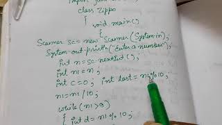 ZIPPO NUMBER IN JAVA
