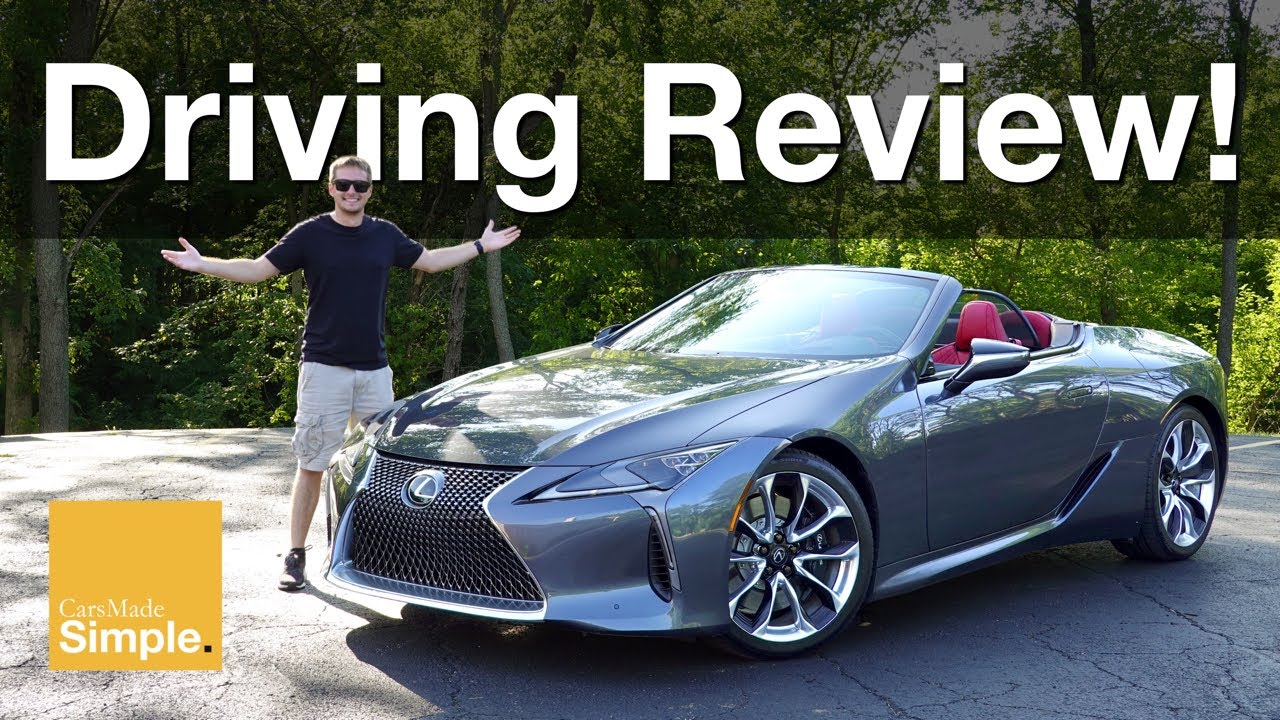 2023 Lexus LC500 Convertible Driving Review | Best V8 Convertible Ever ...