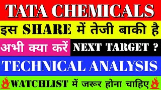 Tata Chemicals Share Analysis | Tata Chemicals Share Latest News | Tata Chemicals Share Price Target