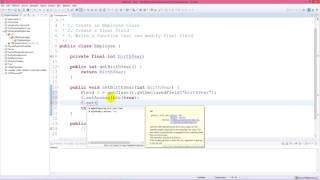 How to modify a final filed in java