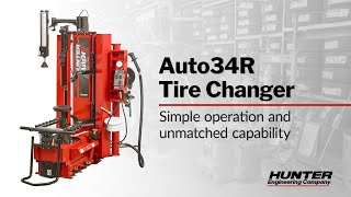 The Hunter Auto34R™ Tire Changer