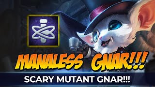 TFT - SCARY MANALESS GNAR!!! INFINITE ROCK THROW!! TEAMFIGHT TACTICS MOBILE INDONESIA