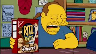 Ritz Bits Simpsons commercial