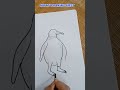 How to draw Penguin ....step by step ....drawing tutorial for beginners