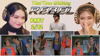 Rishi and Brahma funny scenes Prabhas \u0026 Tamannaah movie Rebel | PART 2/12