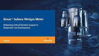 Roxar Subsea Wetgas Meter