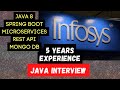 One of the toughest INFOSYS interview on 5 years experience