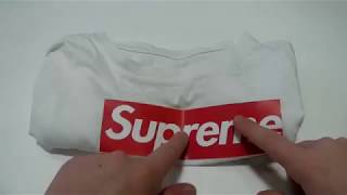 ОБЗОР:Футболка Supreme,Как отличить Оригинал от не оригинала?