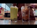 cafe vlog 🥤마미손이 말아주는 밀크티 보고가셔유 🧤 카페브이로그 gongcha 카페