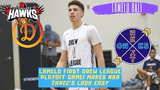 LaMelo Ball's First Drew League Playoff Game! Prepares for NBL Australia | Next Ones
