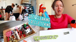 deep cleaning my entire bathroom + decluttering our garage!! *satisfying af*
