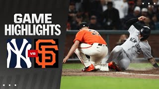 Yankees vs. Giants Game Highlights (5/31/24) | MLB Highlights