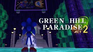 Green Hill Paradise Act 2 All Chaos Emeralds Hyper Sonic Playthrough - true hyper sonic roblox