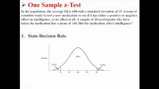 One Sample z-Test