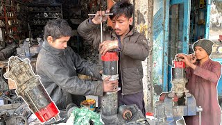 13 Years Young Boy To Repair Truck Starter Motor  Just 1 Hours  || How To Restoration Truck Starter