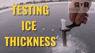 HOW TO TEST ICE THICKNESS FOR SAFE SKATING