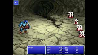 FF1 Remake First Playthrough - 4 White Mage vs Ogre Mage OP