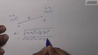 Distance Formula - How to Find Distance Between Two Points (Hindi)