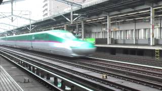 【Japan Railway】Shinkansen E5系 はやぶさ 宇都宮駅通過