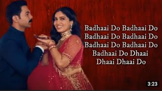 badhaai do song bhumi pednekar new song | rajKummar rao  letest song | letest party songs | #shorts