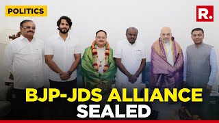 Kumaraswamy Finalises BJP-JDS Alliance In Meeting With Amit Shah, JP Nadda