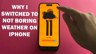 Why I Switched to Not Boring Weather on iPhone – The Weather App That’s Fun & Accurate!