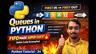 Queues in Python Explained 🔥 | FIFO Made Super Easy (With Code Examples)