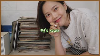 [쩡이의 VLOG] ENG| 달걀마요네즈토스트 |짬뽕에만두 |수제피클만들기 |LP구경및감상 |와인마시기