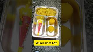 💛yellow lunch box idea 💛 #viral #ashortaday #shortfeed #ytfeed #trendshorts #yellowlunchbox #maggi
