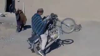 Afghan funny video bike haha