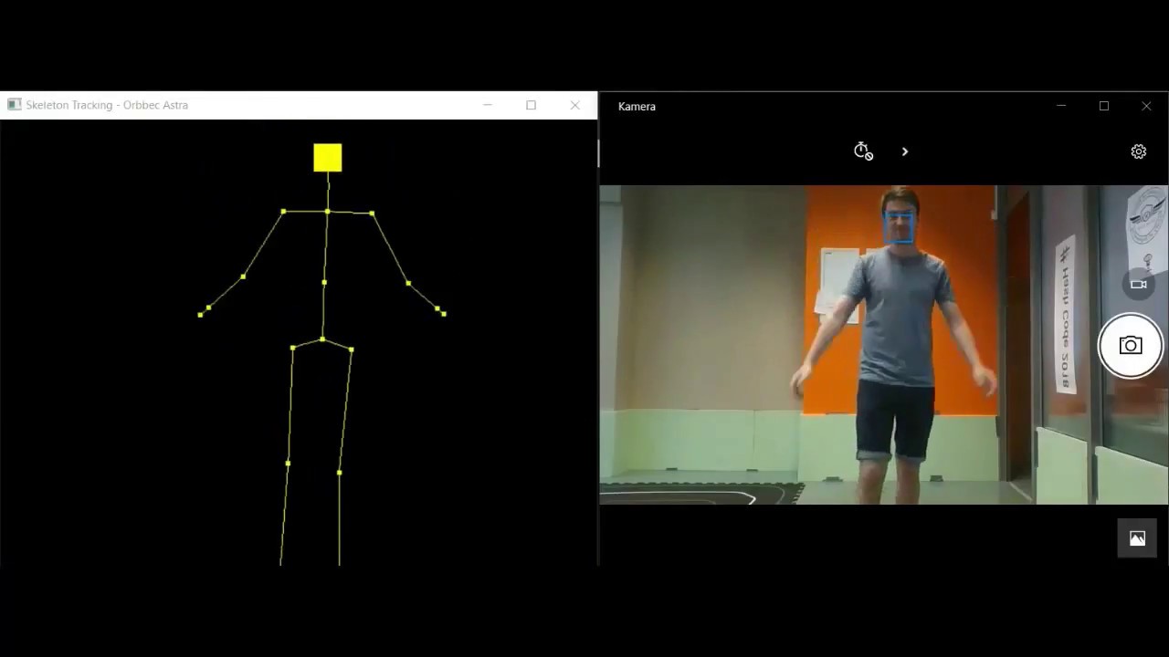 Joint Tracking - ORBBEC Astra - YouTube
