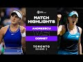 Bianca Andreescu vs. Alize Cornet | 2022 Toronto Round 2 | WTA Match Highlights