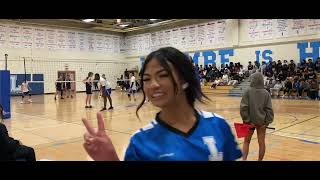 Lacombe Vs SGA senior vball