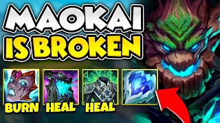 IF YOU WANT FREE WINS, LOCK MAOKAI JUNGLE! (NO BRAIN REQUIRED)