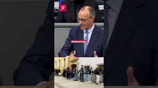 Friedrich Merz erwähnt den Bezahlkarten-Betrug im Bundestag!