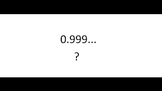 0 999... is not equal to 1 in this universe or any other