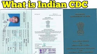 What is Indian CDC \u0026 other CDC full update details in merchant navy 2019 hindi