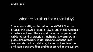MOVEit Transfer hack 2023 - CS50 Cybersecurity Final Project