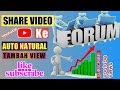 Cara share video youtube ke forum ||bisa menambah view, subscribe natural