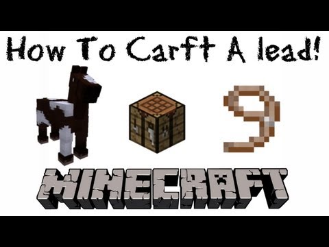 How to craft a lead Minecraft 1.6.1 Easy HD How to craft a lead Minecraft 1.6.1 Easy HD