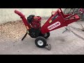 sinolink 6.5hp wood chipper